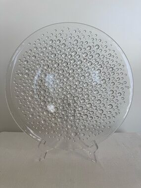 Vintage Jan Sylwester Drost Asteroid Plate Zabkowice Art Glassworks